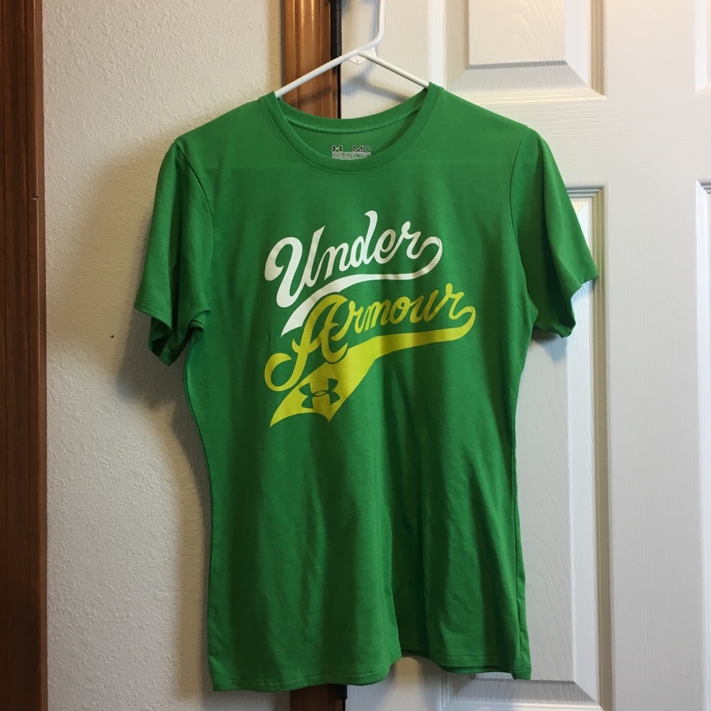 Under Armour Semi-Fitted Heat Gear Logo Shirt M